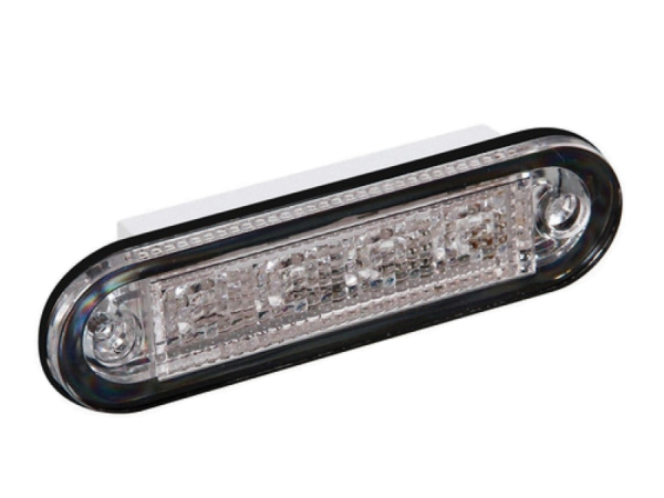 SCI C2-98 LED markeringslamp ROOD - contourlamp vrachtwagen, aanhanger, camper, caravan en meer voor 12 volt & 24 volt - EAN: 6090438713713