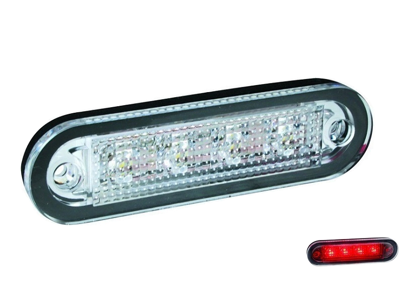 SCI LED Markierungsleuchte rot - C2-98 - All Day Led - 12&24 Volt