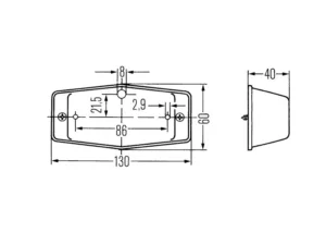 Afmetingen ADL50274 - oranje glas - EAN: 6090441519531