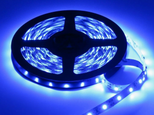 LED strip blue for the truck - 5 meters long with silicone layer - suitable for 24 volts - EAN: 6090433743746