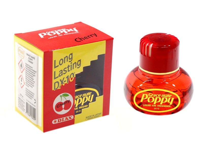 Poppy Original désodorisant Parfum Fraise 150ml Flacon Grace Mate p