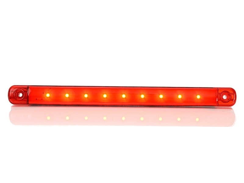 Krachtig overhandigen Knikken LED markeringslamp WAŚ rood - All Day Led - verlichting voor 12&24V
