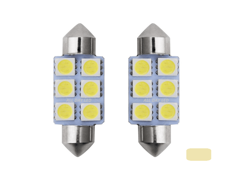 Soffittenlampe LED warmweiß 41mm 24V - All Day Led - Röhrenlampe LED 24 Volt