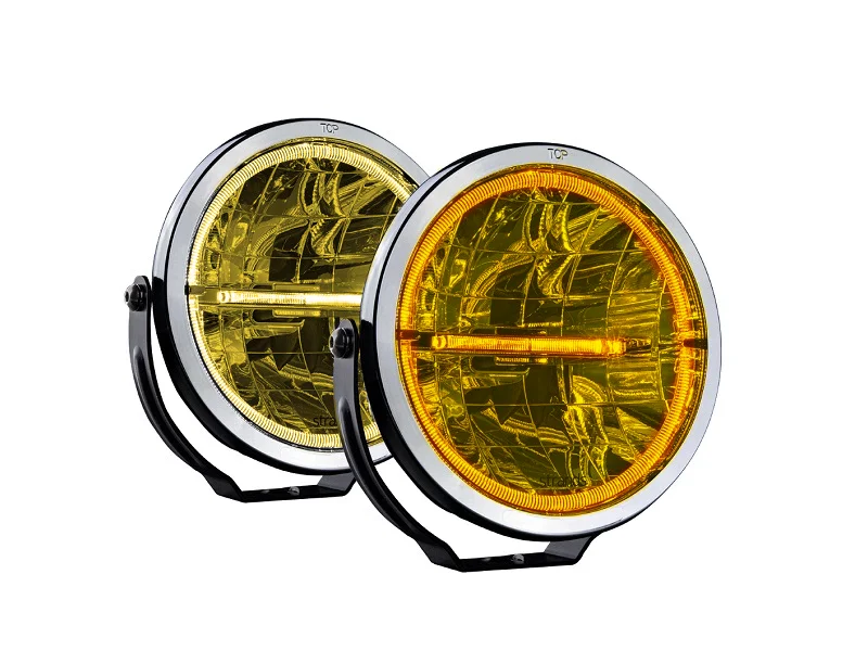 Fernlicht mit positionslicht gelb/orange led xenonweiss 9 - 36 V