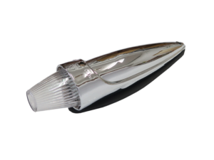 Nedking LED torpedo top lamp chrome WHITE with clear cap - American truck lighting with chrome housing - suitable for 24 volts - EAN: 6090543691609