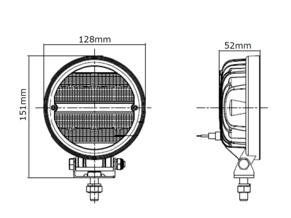 Dimensions drawing of the ADL12028 - EAN: 8720364580292