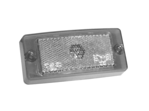 M-LED classic markeringslamp ORANJE met HELDER GLAS - FULL LED bloklamp voor bijvoorbeeld een lichtlat of side skirt voor auto, bestelwagen, vrachtwagen en meer - met ECE R148 en ECE R150 keurmerk - markeringslamp voor 12 en 24 volt gebruik - vervangt Hella 2PS 004 361-001 en 2PS 002 727-001 - M-LED ZM366