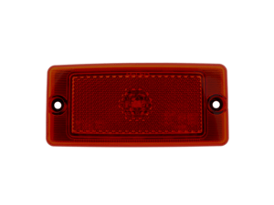 M-LED classic marker lamp RED - FULL LED block lamp for, for example, a light bar or side skirt for car, van, truck and more - with ECE R148 and ECE R150 quality mark - marker lamp for 12 and 24 volt use - replaces Hella 2TM 004 361-021 - M-LED ZM367