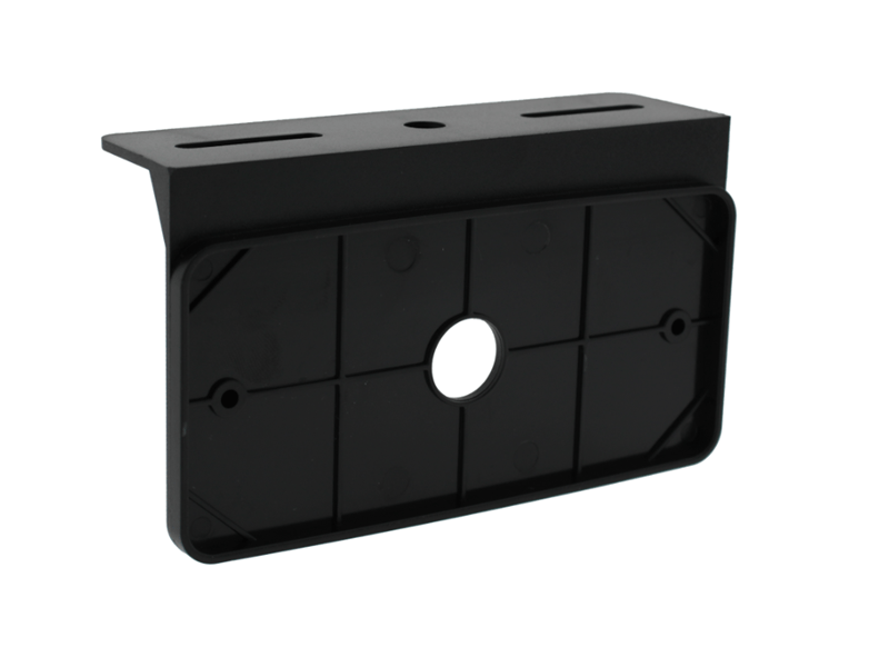 M-LED bracket SURFACE MOUNTED - suitable for M-LED and Hella classic marker lamp - frame supplied with screw and cable holes - ideal for hanging side markers on your car, truck, trailer or trailer - M-LED ZM383