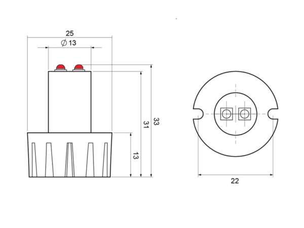 Technische Zeichnung ADL26315-RO