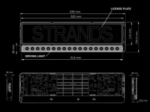 Abmessungen ADL89135 - Strands 809135 - EAN: 7350133816485