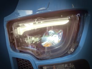 ADL41050 mounted in a Mercedes truck headlight