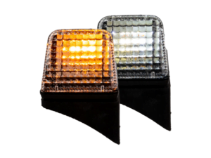 Volvo LED top lamp DUAL COLOR LEFT - NEDKING LED top lamp for a truck cabin - two-tone position light ORANGE/WHITE - suitable for, among other things, cabin roof