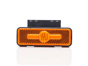 WAŚ W254 LED marker lamp ORANGE - LED lamp with built-in reflector and ECE R148 quality mark - WAŚ 2033 - lamp is suitable for 12 and 24 volt use - EAN: 5903098130305